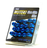 Wheel Mate Muteki Closed End Lug Nuts - Blue 12x1.50