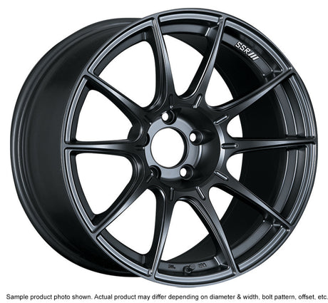 SSR GTX01 18x10.5 5x114.3 22mm Offset Flat Black Wheel for G35, 350z, and 370z