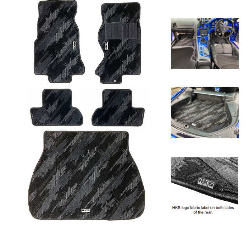 HKS FLOOR MATS FD3S FULL SET OCT RHD | 53001-AZ008