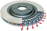 DBA 14-21 Volkswagen GTI (w/Perf Pkg 310mm Rear Disc) Rear 4000 Series Drilled & Slotted Rotor