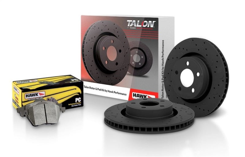 HAWK Talon Rotors HTC4977 and Ceramic Brakd Pads HB589Z.704 | HKC4977.589Z