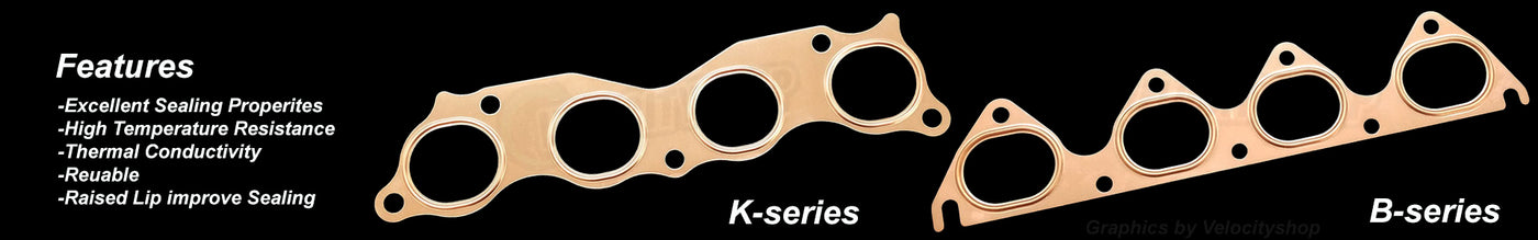 Copper Header Gasket K series, B series