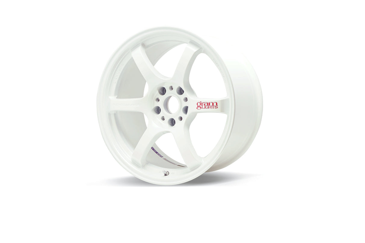 Gram Lights 57DR 18x9.5 +38 5x100 Ceramic Pearl Wheel