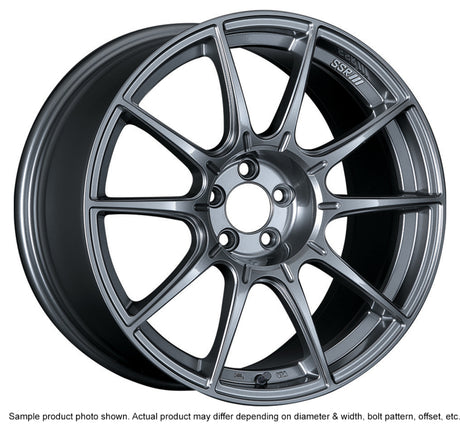 SSR GTX01 18x8.5 5x114.3 44mm Offset Dark Silver Wheel - High-Performance Alloy Rim for Enhanced Vehicle Aesthetics and Handling