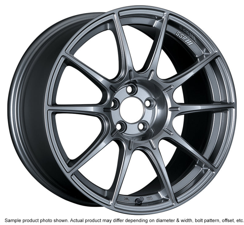 SSR GTX01 19x9.5 5x114.3 35mm Offset Dark Silver Wheel for 2004-2008 Acura TL and 1993-1998 Toyota Supra