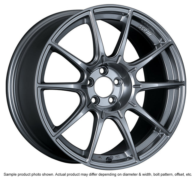 SSR GTX01 19x9.5 5x114.3 35mm Offset Dark Silver Wheel for 2004-2008 Acura TL and 1993-1998 Toyota Supra