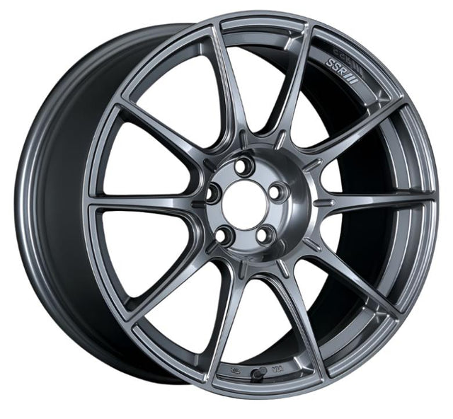 SSR GTX01 19x9.5 5x120 +38mm Offset Dark Silver Wheel - High-Performance Alloy Rim for Enhanced Vehicle Aesthetics and Handling