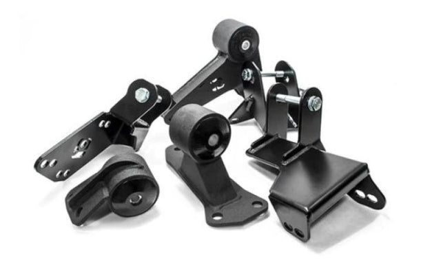 Innovative 96-00 Civic K-Series Black Steel Mounts 75A Bushings (EG/DC Subframe)