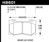 Hawk HP+ Street Front Brake Pads | HB601N.626