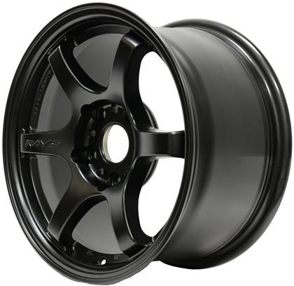 Gram Lights 57DR 15x8 +35 4x100 Semi Gloss Black Wheel