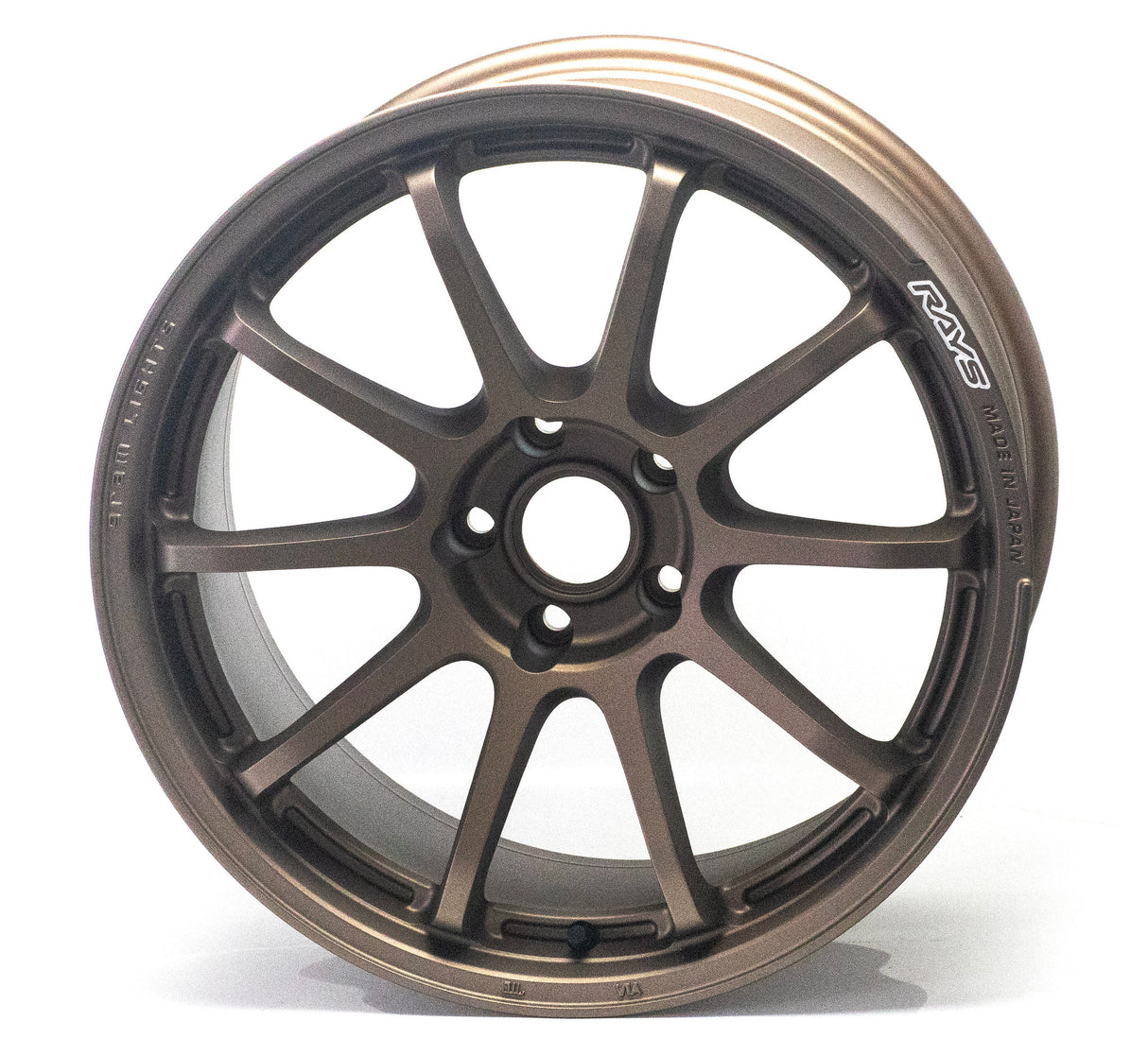 Gram Lights 57NR 18X9.5 +12 5x114.3 Dark Bronze Wheel