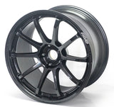 Gram Lights 57NR 18X9.5 +12 5x114.3 Glass Black Wheel