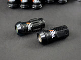Project Kics R40 Iconix Lug Nuts Black (20 pcs) 12 x 1.25mm with caps