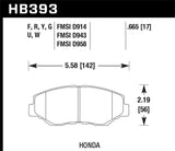 Hawk HP+ Street Front Brake Pads | HB393N.665