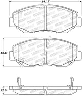 StopTech Sport Brake Pads w/Shims and Hardware - Front