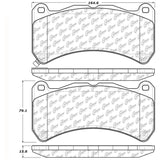 StopTech Street Touring 08-09 Lexus IS F Front Brake Pads