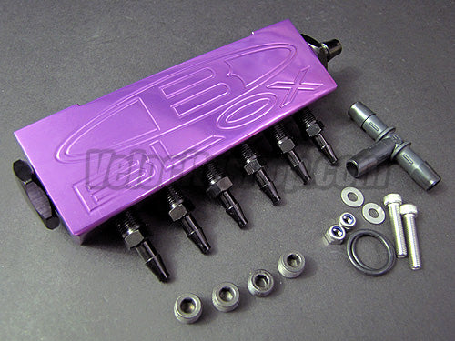 Blox Vacuum Manifold / Distribution Block (Purple)