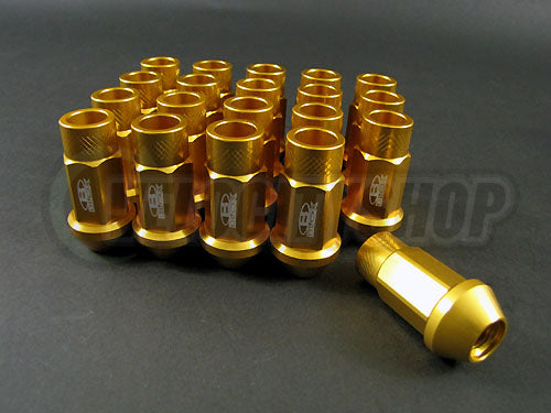 Blox Forge Aluminum Lug Nuts 12 x 1.5mm (20 pcs) Gold