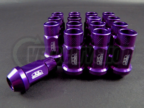 Blox Forge Aluminum Lug Nuts 12 x 1.5mm (16 pcs) Purple