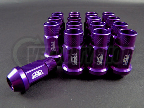 Blox Forge Aluminum Lug Nuts 12 x 1.5mm (16 pcs) Purple