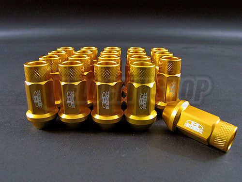 Blox Lug Nuts 20 pcs Gold 12 x 1.25 WRX G35 350Z 370Z