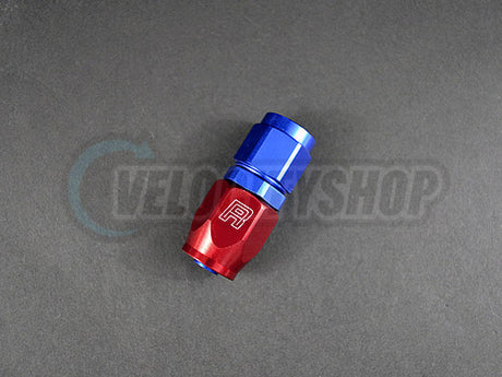Russell -6 AN Straight Hose End Fitting Red/Blue