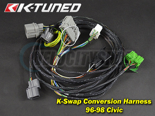 K-Tuned K-Swap Conversion Harness 96-98 Civic EK