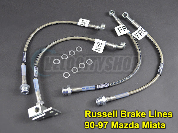 Russell Stainless Brake Lines 90-97 Mazda Miata