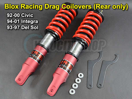 Blox Drag Pro Series Coilovers (Rear only) 92-00 Civic Del Sol, 94-01 Integra GSR LS GS RS