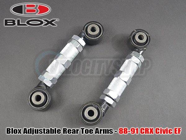 Blox Adjustable Rear Toe Arms Kit 88-91 CRX Civic EF