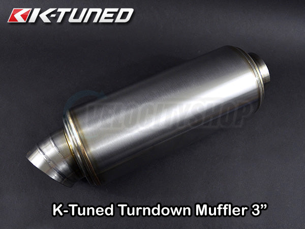 K-Tuned Turndown Muffler 3 Inch