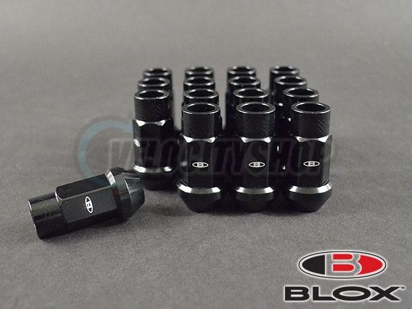 Blox Forge Aluminum Lug Nuts 12 x 1.5mm (16 pcs) Black