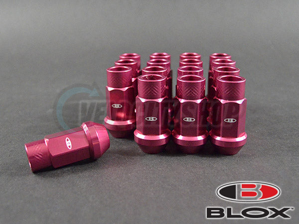 Blox Forge Aluminum Lug Nuts 12 x 1.5mm (16 pcs) Red
