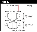 Hawk HPS 5.0 Front Brake Pads | HB543B.760