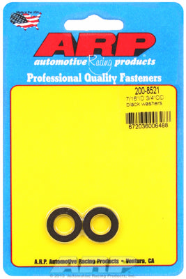 ARP 7/16" x ID 3/4" OD Black Washer (Pack of 2)