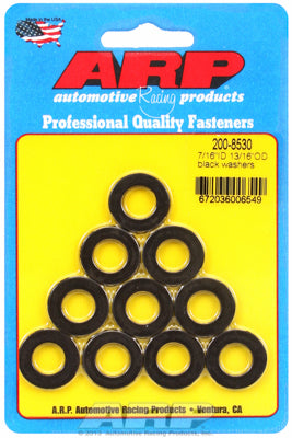 200-8530 | ARP 7/16" x  ID 13/16" OD Black Oxide Washers (Pack of 10)
