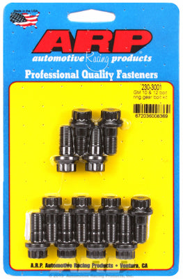 230-3001 | ARP GM 10 and 12 Bolt Ring Gear Bolt Kit