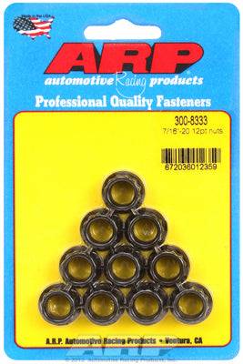 ARP 7/16inch-20 12pt Nut Kit (Pack of 10)