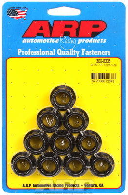 ARP 9/16in -18 12pt Nut Kit (Pack of 10)