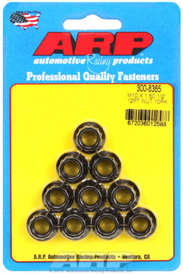 ARP M10 x 1.50 12pt Nut Kit (10/pkg)