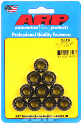 ARP M10 x 1.0 12pt Nut Kit (pkg of 10)