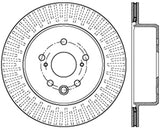 StopTech Slotted & Drilled Sport Brake Rotor Left Rear 13-14 Lexus GS300/350/400/430