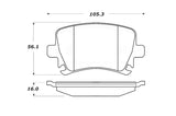 StopTech Street Touring 06-09 Audi A3 / 05-09 Audi A4/A6 / 08-09 Audi TT