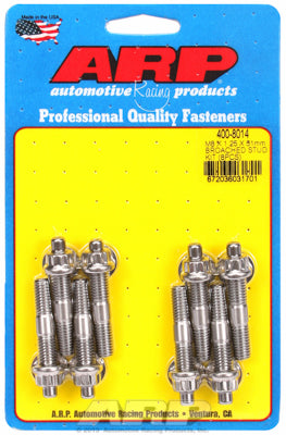ARP Sport Compact M8 x 1.25 x 51mm Stainless Accessory Studs (8 pack)