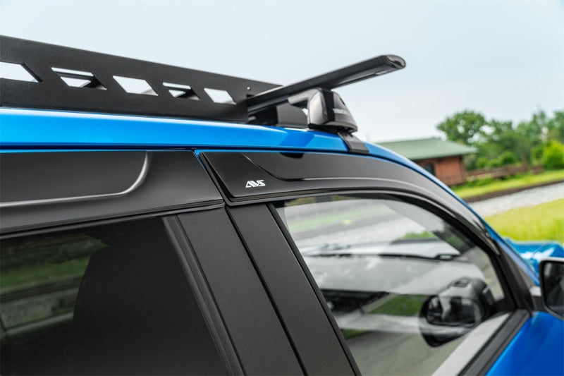 AVS 07-18 Toyota Tundra Double Cab Ventvisor Low Profile Window Deflectors 4pc - Matte Black