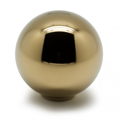 Blox BILLET SHIFT KNOB LIMITED SERIES 490 SPHERICAL 50MM 490 "Limited Series" Spherical Shift Knob, 10x1.25 - 24K Gold 50mm, stainless steel