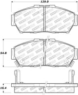 StopTech Street Touring 93-95 Honda Civic Coupe Front Brake Pads