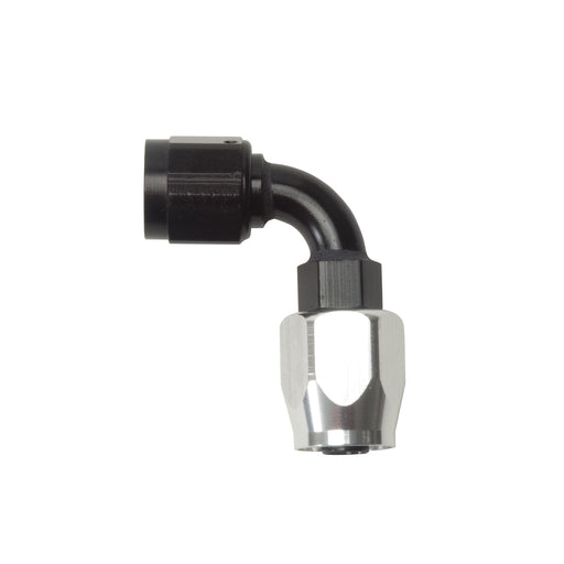 610183 | HOSE END FULL FLOW SWIVEL 90 DEG -10 AN CLR/BLK FINISH