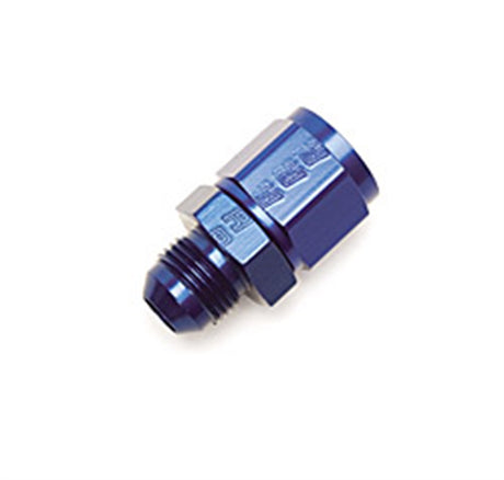 660030 | BLUE ANODIZED -10 TUBE COUPLING NUT W/ FLARED REDUCER TO -8 AN MALE