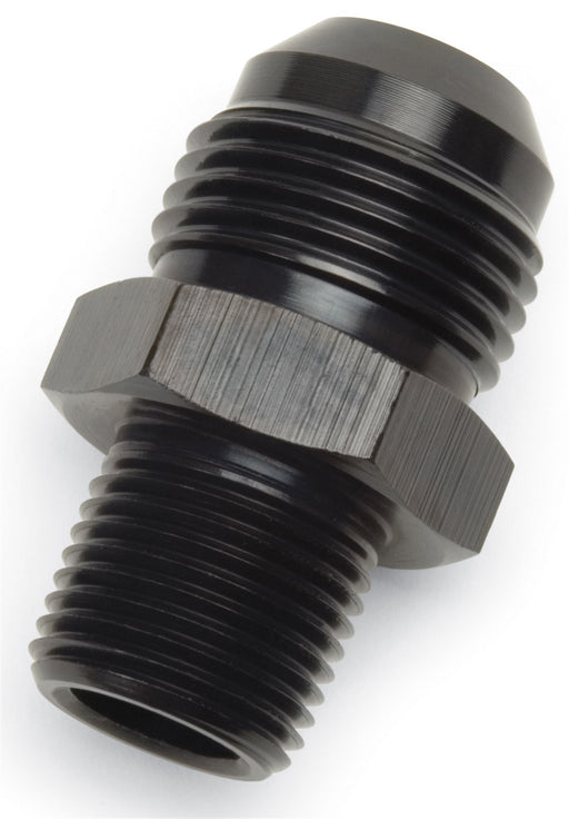 670153 | ADAPTER FITTING #6 AN MALE FLARE TO 1/2" NPT MALE BLK